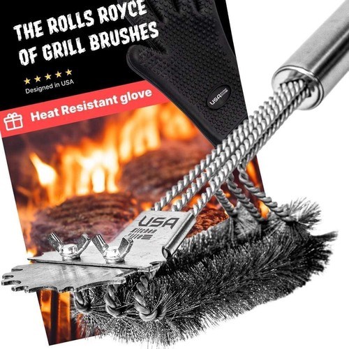 Bbq grill brush - grill, stainless